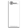 Paper Note Pad 3 1/2 x 8 1/2, 50 pages w/ magnet